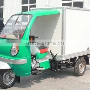 China Gasoline Cabin Cargo Three Wheel Car for Sale thumbnail-2