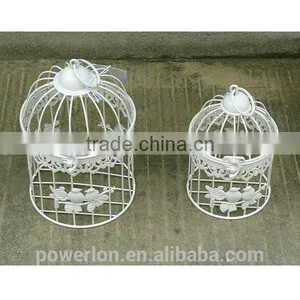 Europe and America Classic Style S/2 Bird Cage for Wedding Ivory White Color thumbnail-2