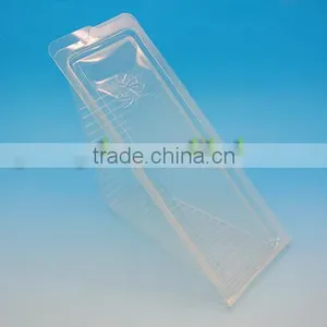 Eco-friendly Material Disposable Biodegradable PLA Clear Plastic Sandwich Box thumbnail-1