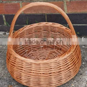 2016 Cheap Large Empty Wicker Egg Basket With Handle thumbnail-1