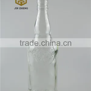 130ml Empty Round Liquor Whisky Glass Bottle thumbnail-1