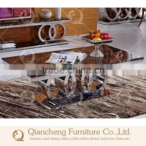 Italian Marble Top Coffee Table thumbnail-1