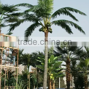 Artificial Fiberglass Outdoor Coconut Palm Tree Sale Fake Tree Decor thumbnail-1