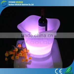 PE Plastic 16 Color Changing Rechargeable Bar LED Ice Bucket For Beer thumbnail-5