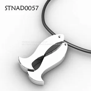 High Polish Plain Cross Stainless Steel Pendant Christian thumbnail-4