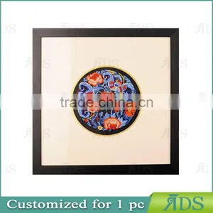 Framed Handmade Shadow Box Modern Chinese Wall Art Painting thumbnail-2