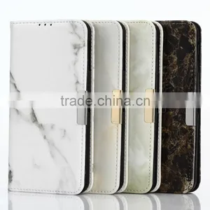 Noble Design High Quality Marble PU Card Bumper/pocket Cell Phone Case for Blackberry DTEK60 thumbnail-1