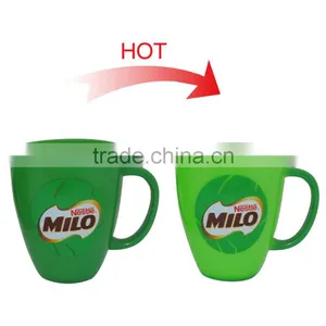 Handled Hot Color Changing pp Plastic Milo Cup thumbnail-1