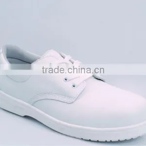 NMSAFETY White Synthetic Leather Safety Footwear Shoe thumbnail-1