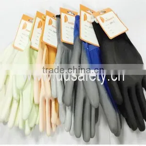 DDSAFETY Top Quality Professional pu Work Gloves Anti Static Gloves-DPU101 thumbnail-3