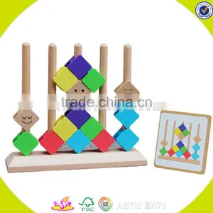 Wholesale Interesting Wooden Building Blocks Toy Special Kids Wooden Building Blocks Toy Colorful Building Blocks Toy W13D097 thumbnail-4