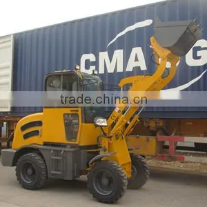 Mini Loader Made in China HZM610 Wheel Loader Tractor thumbnail-1