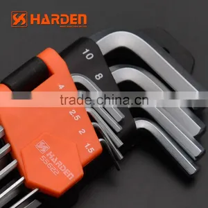Professional Heat Treat 9PCS Medium Hex Key Wrench thumbnail-5