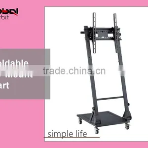 Video Wall Mount Rolling Portable LED TV Mounting Bracket Stand thumbnail-5