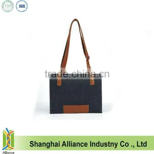 Wool Felt Custom Made Felt Case Sleeve Cover Bag With Strap for Macbook (TM-FT014) thumbnail-1