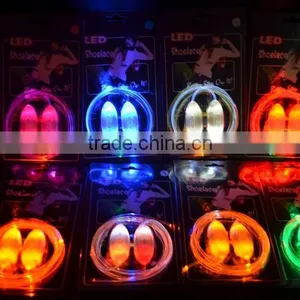 New Party Decorations Colorful Flashing LED Shoelaces Light up LED Shoelaces With Battery Wholesale thumbnail-4