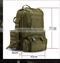 New Men's Camouflage Backpack Outdoor Mountaineering Bags Tactical in the Combination of Many Backpack thumbnail-2