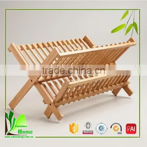 China Wholesale Custom Bamboo Adjustable Dish Rack thumbnail-2