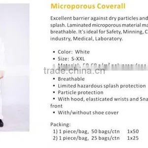 Buzo Desechable,disposable Coverall,disposable Microporous Coverall thumbnail-2