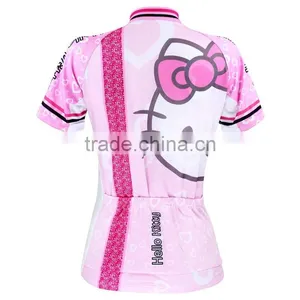 Wholesale Custom Cheap Cartoon Sublimated Cycling Jersey thumbnail-2