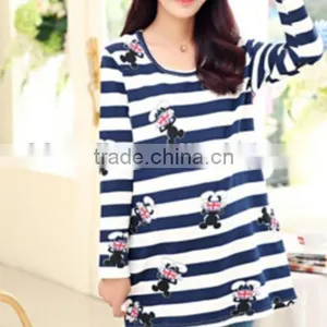China Wholesale Maternity Clothing 100% Polyester Flutter Sleeve Floral Printed Chiffon thumbnail-1