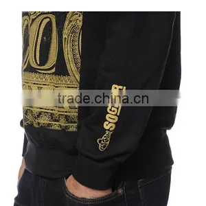 Men Custom Printing Crew Neck Wholesale Cotton Sweatshirt thumbnail-3