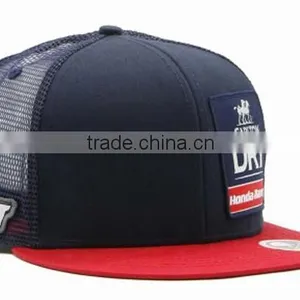 Racing Red Flat Brim Snapbacks Wholesale Mesh Hats thumbnail-5