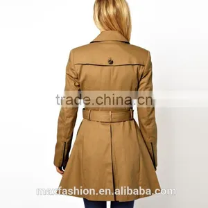 China Custom-made Winter Coat,OEM Brand Fashionable Lady Coat,2015 Hot-sale Trench Coat for Women thumbnail-4