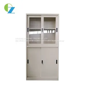 Hot Selling Metal & Glass Sliding Door Steel Cupboard thumbnail-3