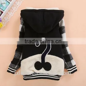 2016new Designs Long Sleveens Thicken Zipper Jackets thumbnail-3
