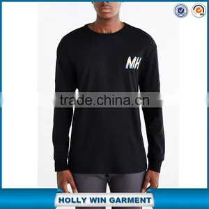 Cut and Sew Design Long Sleeves Custom Tshirt thumbnail-1