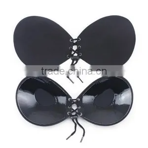 Wholesale New Women Invisible Adhesive Gel Strapless Backless Chest Breast Push up D E F Bra thumbnail-1