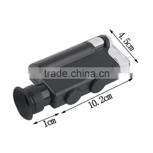 Pocket Microscope 200-240X Lighted Portable Magnifier LED UV Light Handheld thumbnail-3
