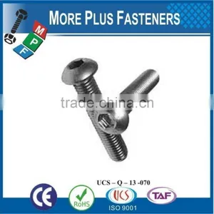Made In Taiwan Hexagon Socket Button Head Cap Screw thumbnail-1
