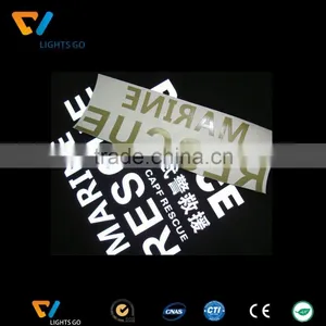 High Visible Reflective Heat Transfer Film for Laser Cutting Logo thumbnail-2