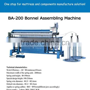 Good Quality Bonnel Assembly Mattress Making Spring Machine BA-200 thumbnail-2