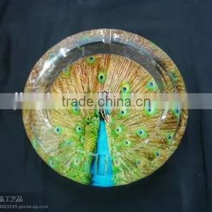 Round Cut Crystal Ashtray thumbnail-1