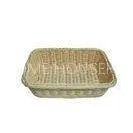 Food Safe Polyrattan Bread Basket , Supermarket Displaying Baskets thumbnail-1