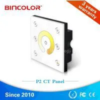 DC 12V 24V Touch Panel CCT Digital Color Temperature Changing Led Strip Controller thumbnail-1