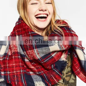 New Plaid Scarf 2016 Winter Fashion Long Warm Scarf thumbnail-1