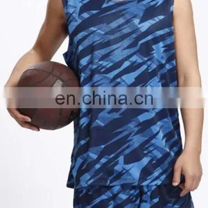 High Quality Polyester Customized Design Camo Basketball Jersey thumbnail-1