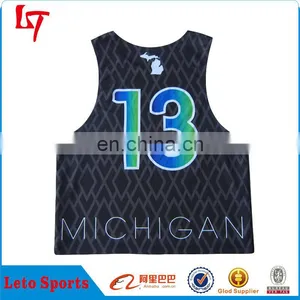 Wholesale Custom Youth Lacrosse Reversible Jerseys/Lacrosse Mesh Wholesalers thumbnail-1