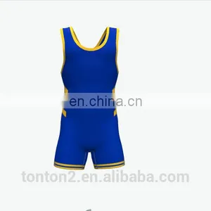Wholesale Custom Men's Wresting Singlets thumbnail-1
