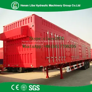 Factory Sale Low Price Automatic Air Brakes Painting Semi Box Trailer For Bulk Cargo Transportaion thumbnail-4