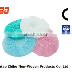 Colorfull Disposable Hair Nets Single Use Bouffant Cap/SMS Round Cap thumbnail-5
