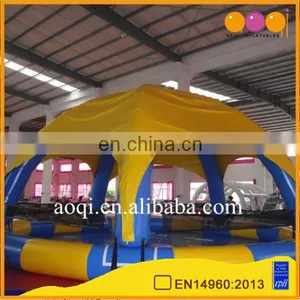 Commercial Use Inflatable Pool With Tent thumbnail-1
