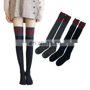 2 Pairs * Winter and Autumn Stocking Most Match Long Sock for Girl thumbnail-1