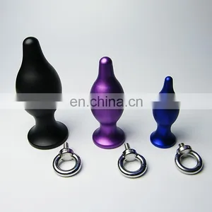 2015 Colorful Color Anal Plug Ass Toys, Stainless Steel Anal Toys thumbnail-1