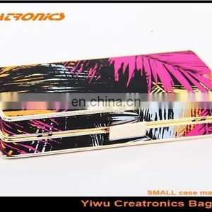 High Quality Fashion Ladies Hard Box With Metal Frame /women Handbag for Party thumbnail-3