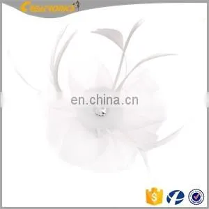 Women Wedding Bridal Headpiece Wedding Hats Fascinator Ladies Wholesale Make Church Hats Wedding Hair Accessories Hair Accessory thumbnail-1